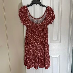 Off the Shoulder Floral Dress